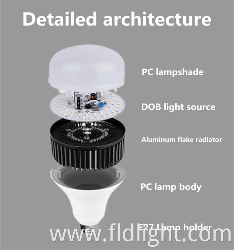  led bulb energy saving e27 30w led fin bulb